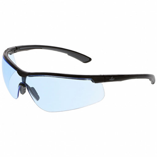SafetyGlasses LightBlu UV-AFAntiFog Blk