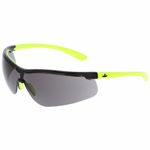 SafetyGlasses Gry ScratchRstnt HiVisLime