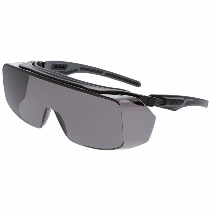 Safety Glasses Gray Anti-Fog Black