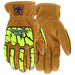 Leather Gloves A5 Brown/Green XL PR