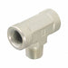 Male Branch Tee 316 SS 1/4 in Pipe Size