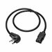 Power Cord 3 ft Black 18 AWG