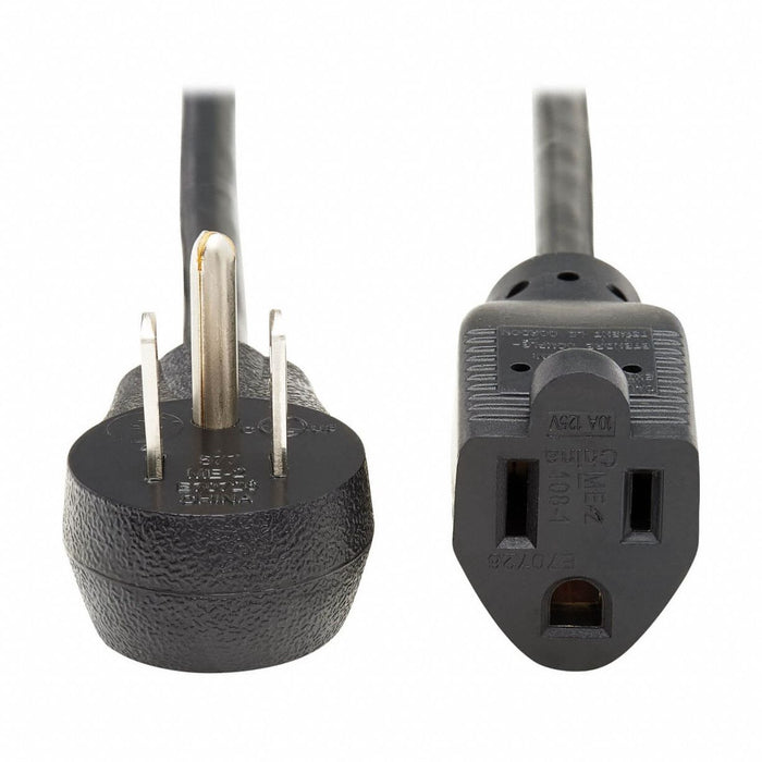 Power Cord 1 ft Black 16 AWG