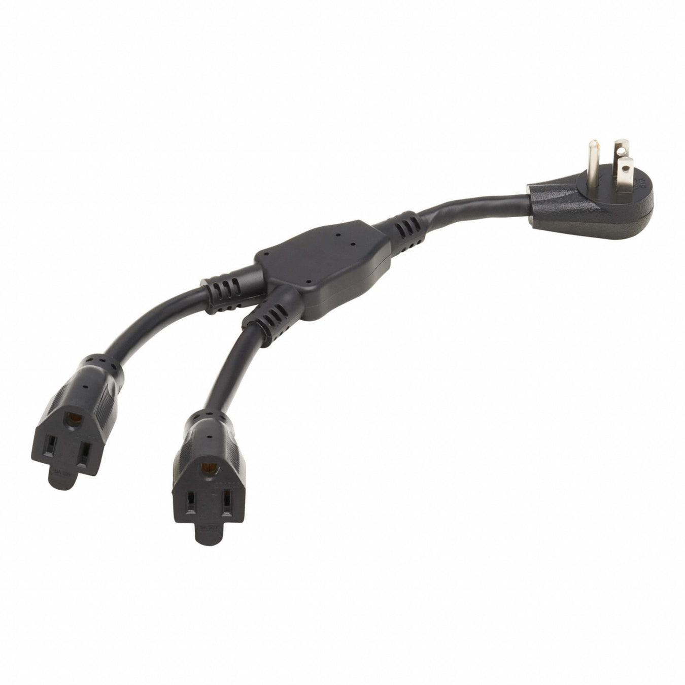 Power Cord 1 ft Black 14 AWG