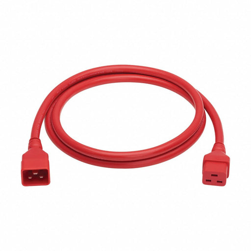 Power Cord 6 ft Red 12 AWG