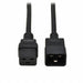 Power Cord 15 ft Black 14 AWG