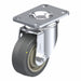 Plate Caster Swivel Rubber 4 3/16 H