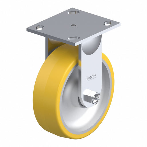 Plate Caster Rigid Polyurethane 7 1/2 H