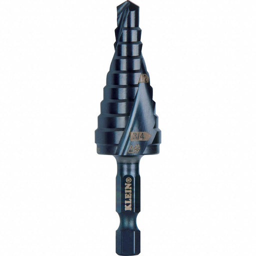 Step Drill Bit Flute 1/4 to 3/4-Inch