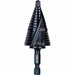 Step Drill Bit Flute 7/8 to 1-1/8-Inch