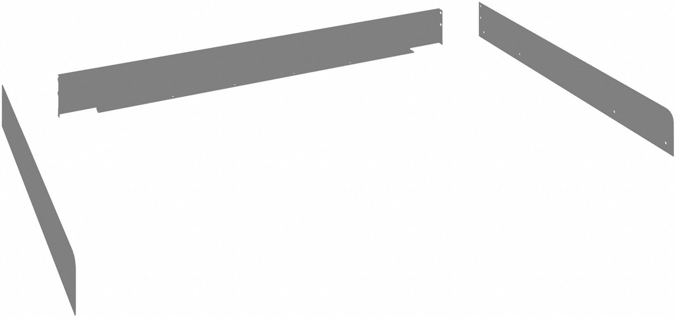 Side and Back Rail Kit 48inWx36inDx3inH