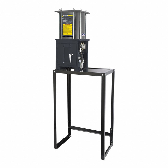 Oil Filter Crusher 17 in W 72 1/2 in H