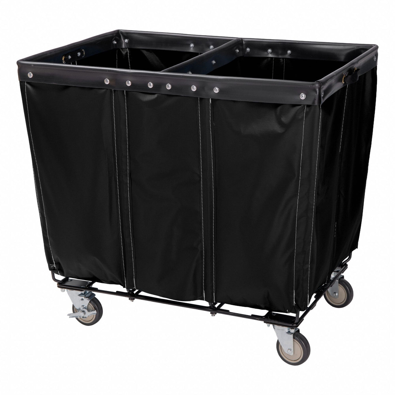 TWO COMPARTMENT BASKET TRUCK