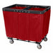 TWO COMPARTMENT BASKET TRUCK