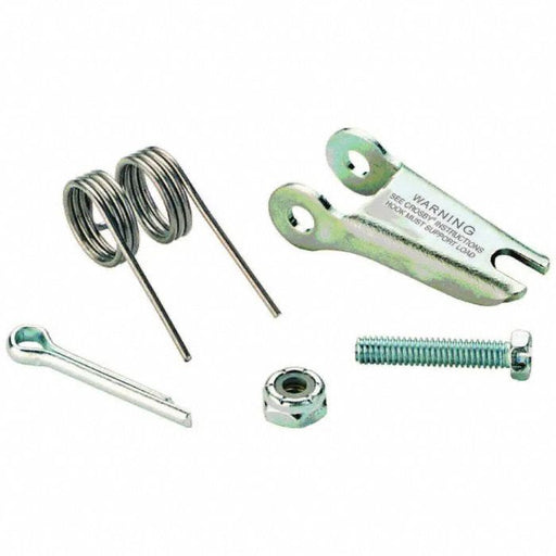 Spring Latch Steel Silver