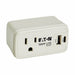 OutletStrip Gray 2-15/32in 1Outlets