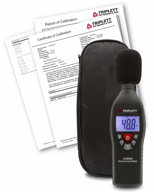 Noise Meter with NIST Type 2 w/ Battery