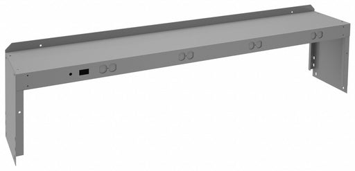E3941 Electrical Shelf Riser 60x10-1/2x12 Gray