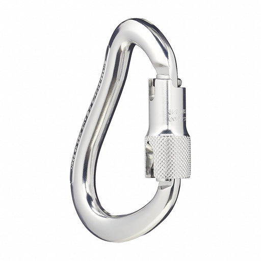 Carabiner Pear Aluminum Silver
