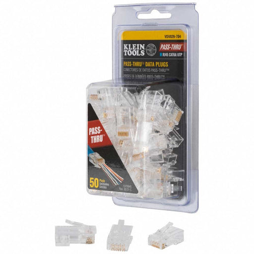 CAT6A Pass-Thru Plug UTP PK50