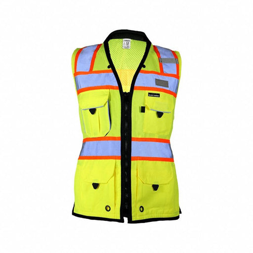 Surveyors Vest Zipper Lime L