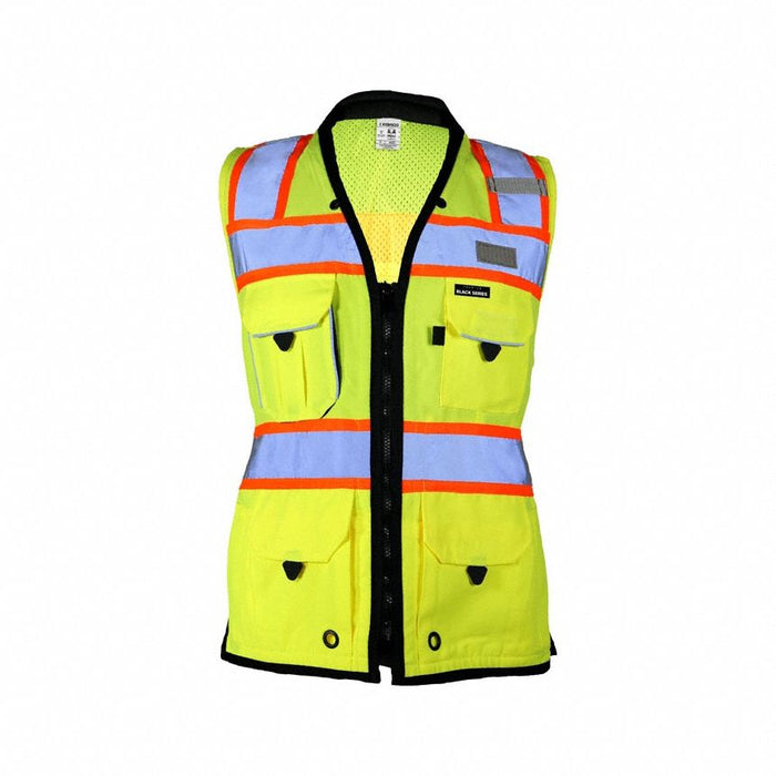 Surveyors Vest Zipper Lime M