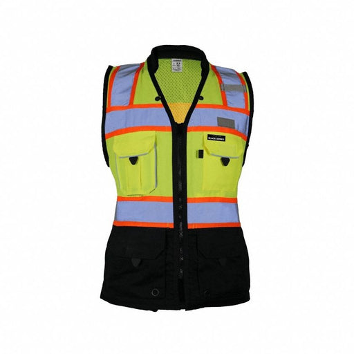 Surveyors Vest Zipper Lime S