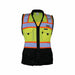 Surveyors Vest Zipper Lime S