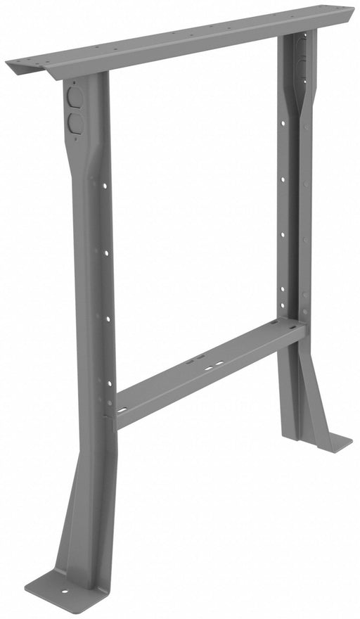 Flared Leg 3-1/2 W x 30 D x 32 H Gray